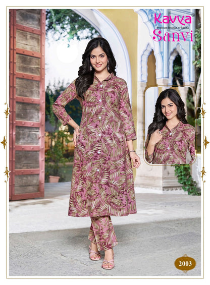 Sanvi Vol 2 Kavya Cotton Co Ord Set Exporter Ahmedabad