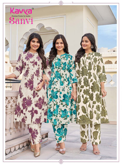 Sanvi Vol 3 Kavya Cotton Co Ord Set Wholesale Price