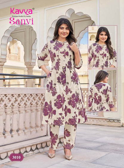 Sanvi Vol 3 Kavya Cotton Co Ord Set Wholesale Price