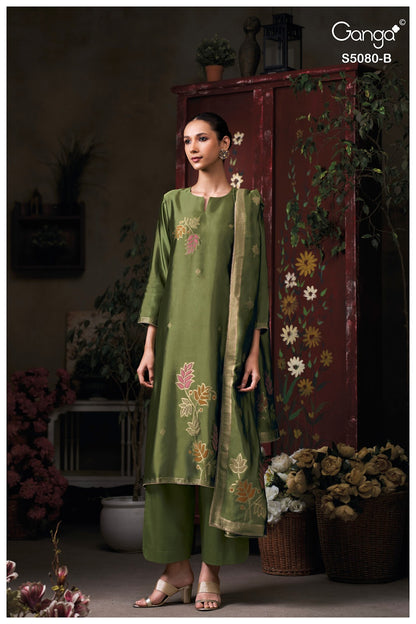 Saoirse S5080 Ganga Woven Silk Pant Style Suits Manufacturer
