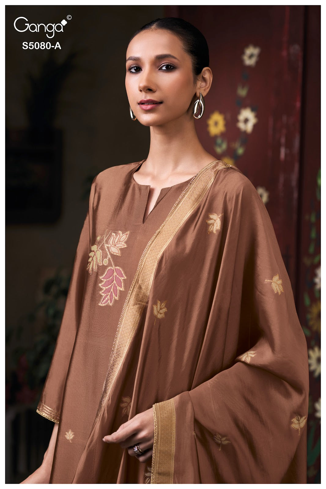 Saoirse S5080 Ganga Woven Silk Pant Style Suits Manufacturer