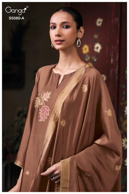 Saoirse S5080 Ganga Woven Silk Pant Style Suits Manufacturer