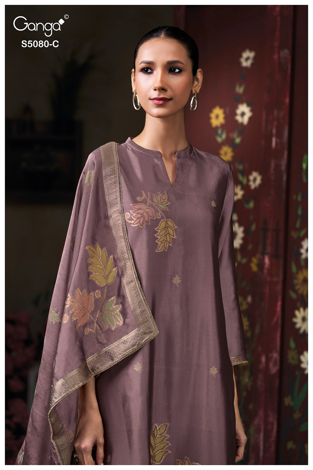 Saoirse S5080 Ganga Woven Silk Pant Style Suits Manufacturer