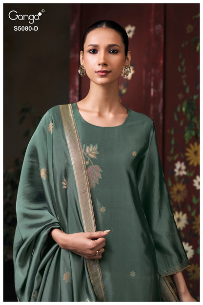 Saoirse S5080 Ganga Woven Silk Pant Style Suits Manufacturer