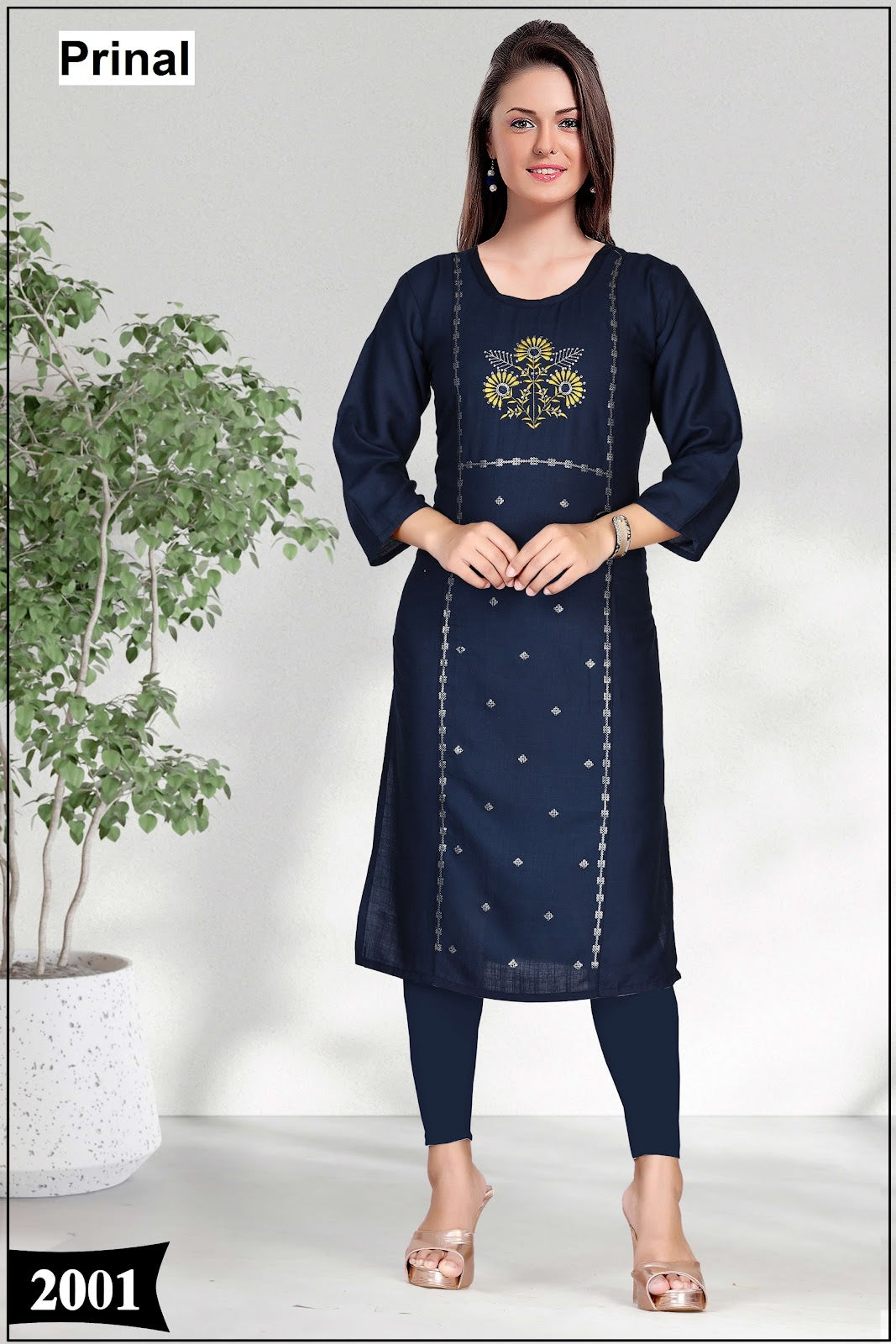 Sapna Prinal Reyon Knee Length Kurtis Manufacturer Gujarat