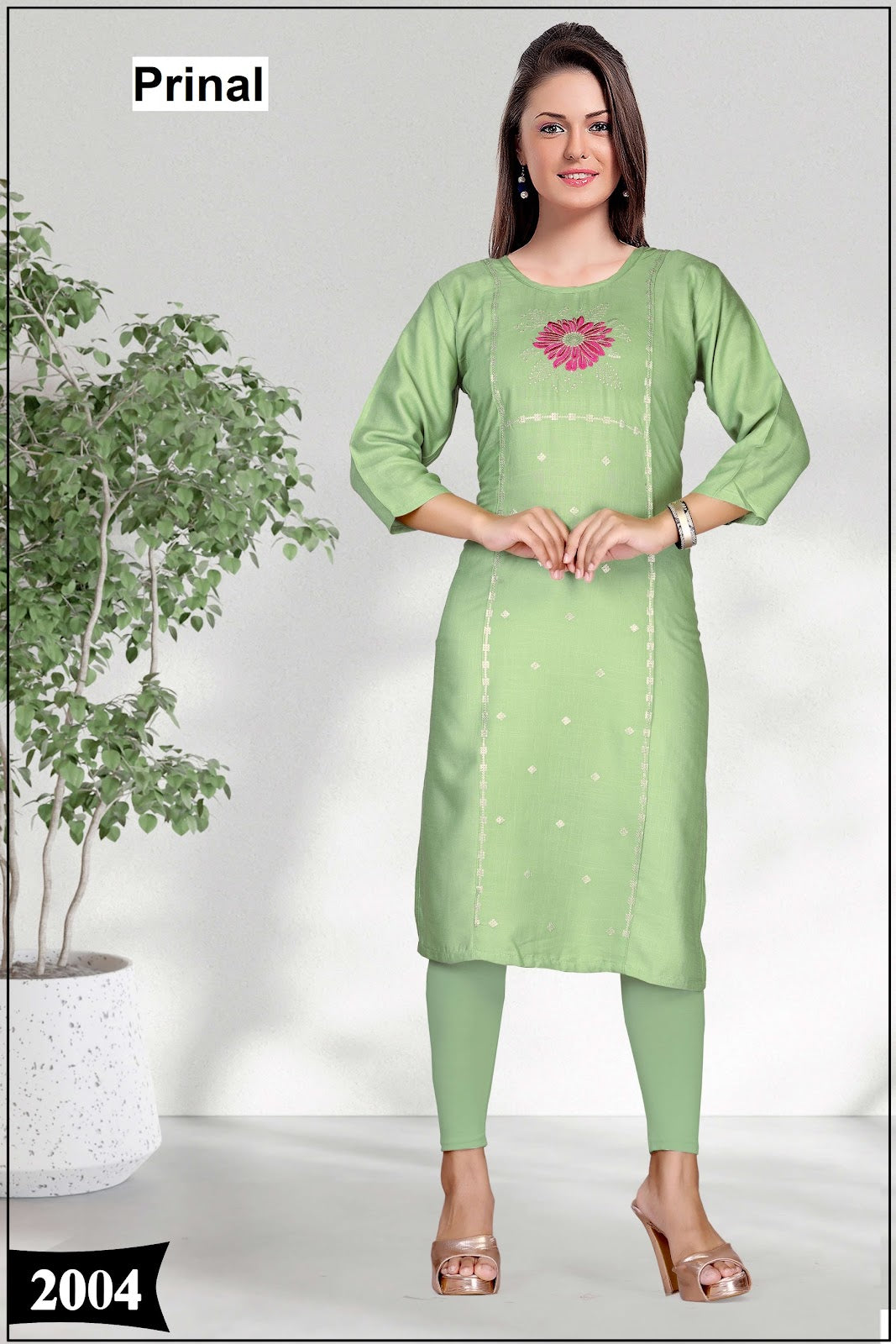 Sapna Prinal Reyon Knee Length Kurtis Manufacturer Gujarat