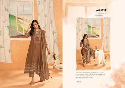 Sapno Ki Khidki Jay Vijay Bemberg Silk Pant Style Suits Wholesaler