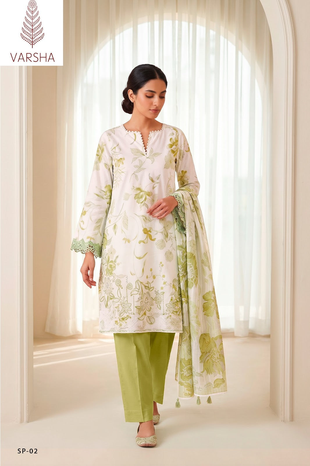 Sapphire Varshaa Cotton Pant Style Suits Wholesale Price