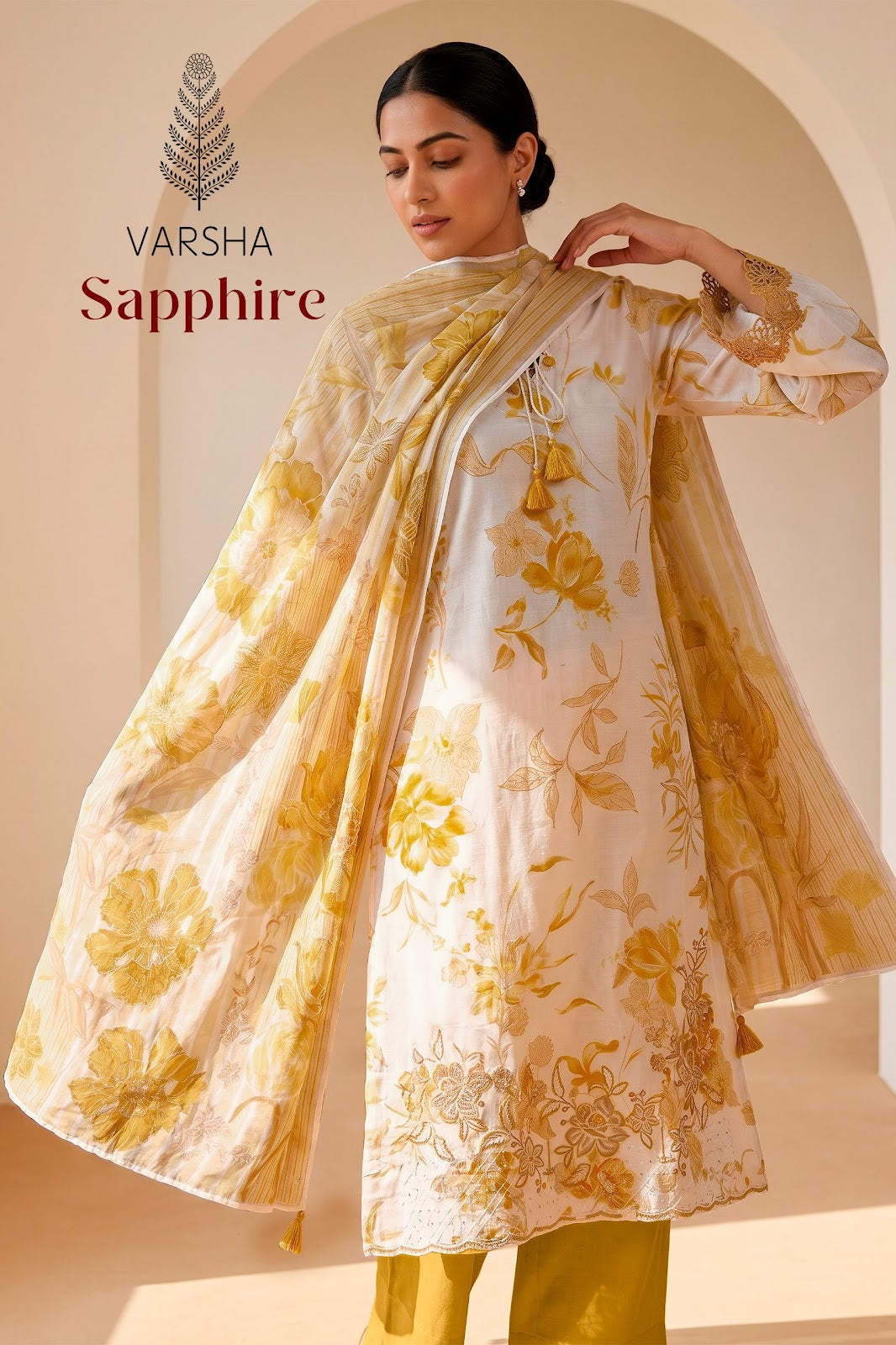 Sapphire Varshaa Cotton Pant Style Suits Wholesale Price