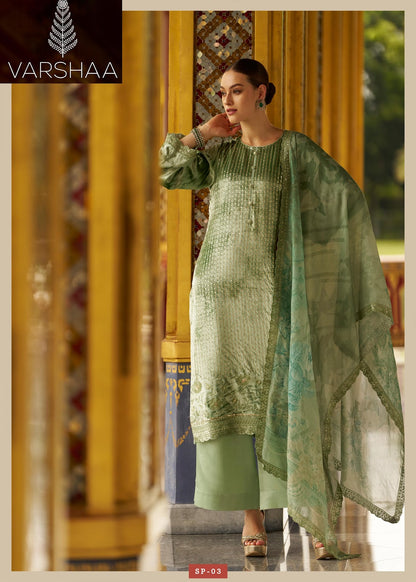 Sapphire Varshaa Velvet Suits Supplier