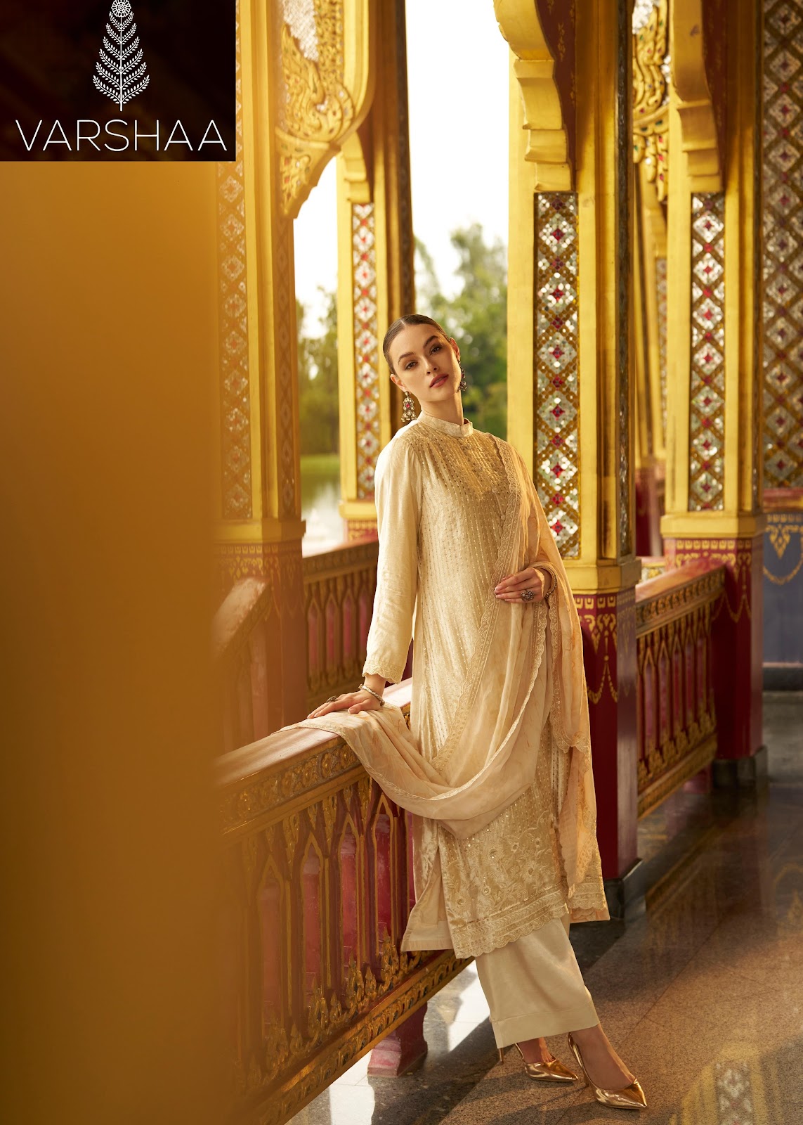 Sapphire Varshaa Velvet Suits Supplier