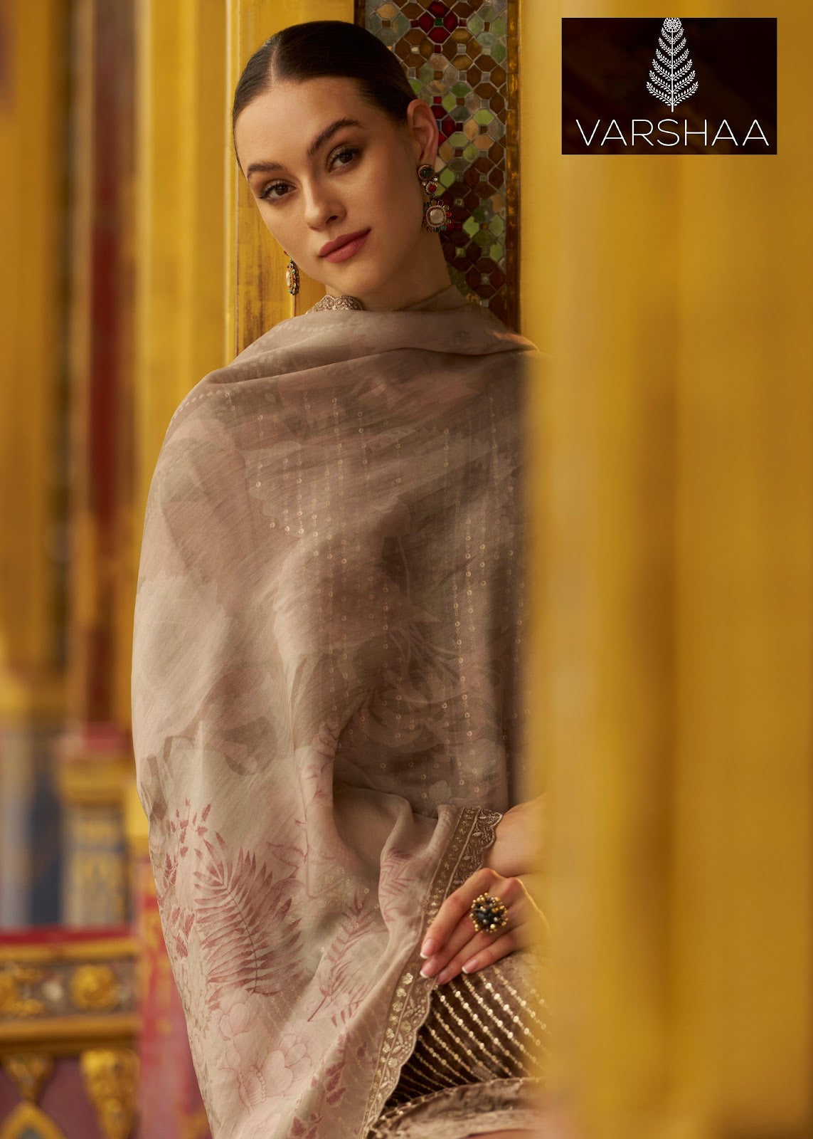 Sapphire Varshaa Velvet Suits Supplier