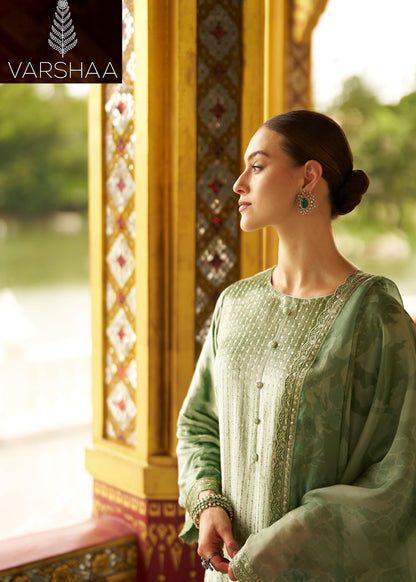 Sapphire Varshaa Velvet Suits Supplier