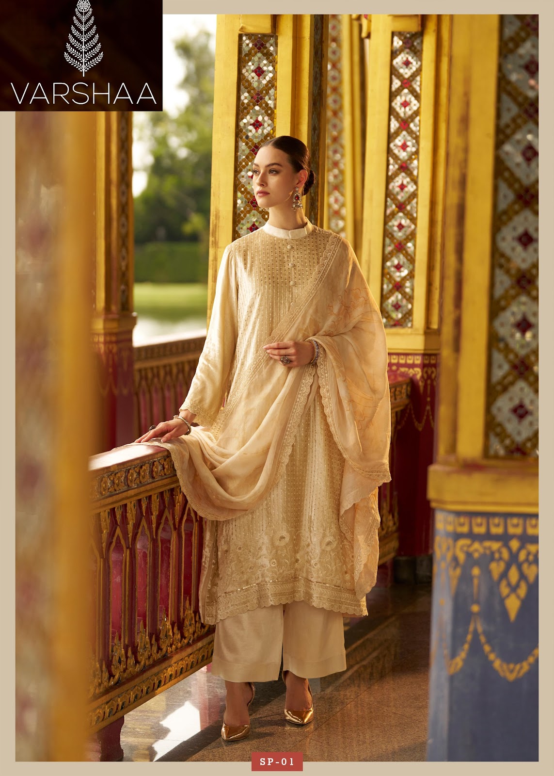 Sapphire Varshaa Velvet Suits Supplier