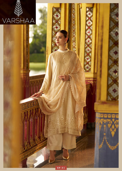 Sapphire Varshaa Velvet Suits Supplier