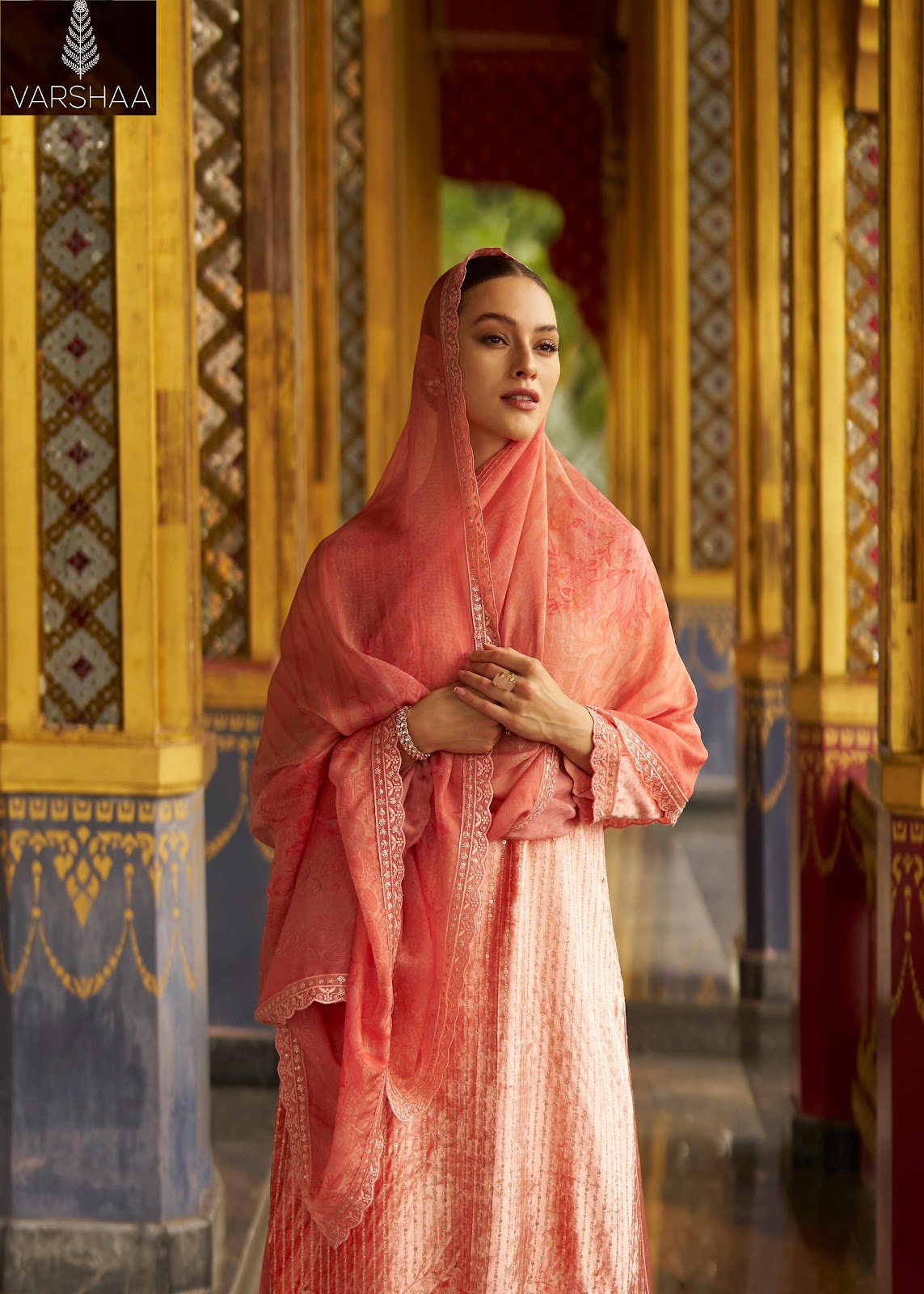 Sapphire Varshaa Velvet Suits Supplier