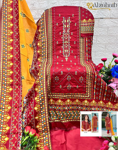 Sapphire Vol 1 Az 1216-1219 Al Zohaib Pure Cotton Pakistani Salwar Suits Wholesaler