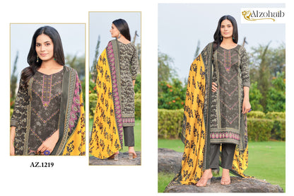 Sapphire Vol 1 Az 1216-1219 Al Zohaib Pure Cotton Pakistani Salwar Suits Wholesaler