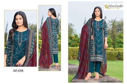 Sapphire Vol 1 Az 1216-1219 Al Zohaib Pure Cotton Pakistani Salwar Suits Wholesaler