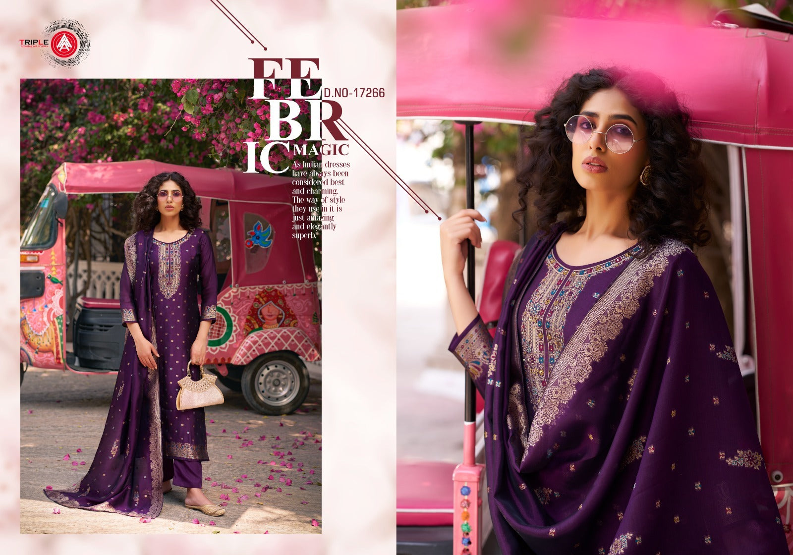 Saptrang Vol 4 Triple Aaa Weaving Silk Pant Style Suits Manufacturer