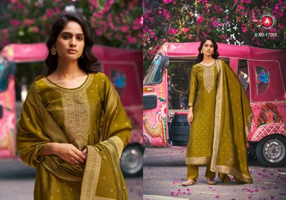 Saptrang Vol 4 Triple Aaa Weaving Silk Pant Style Suits Manufacturer