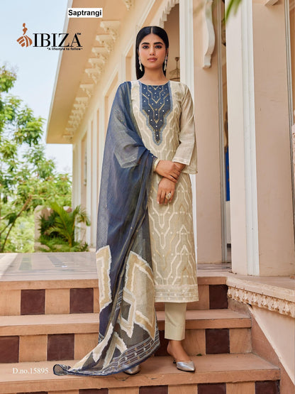 Saptrangi Ibiza Silk Jacquard Pant Style Suits Supplier Ahmedabad