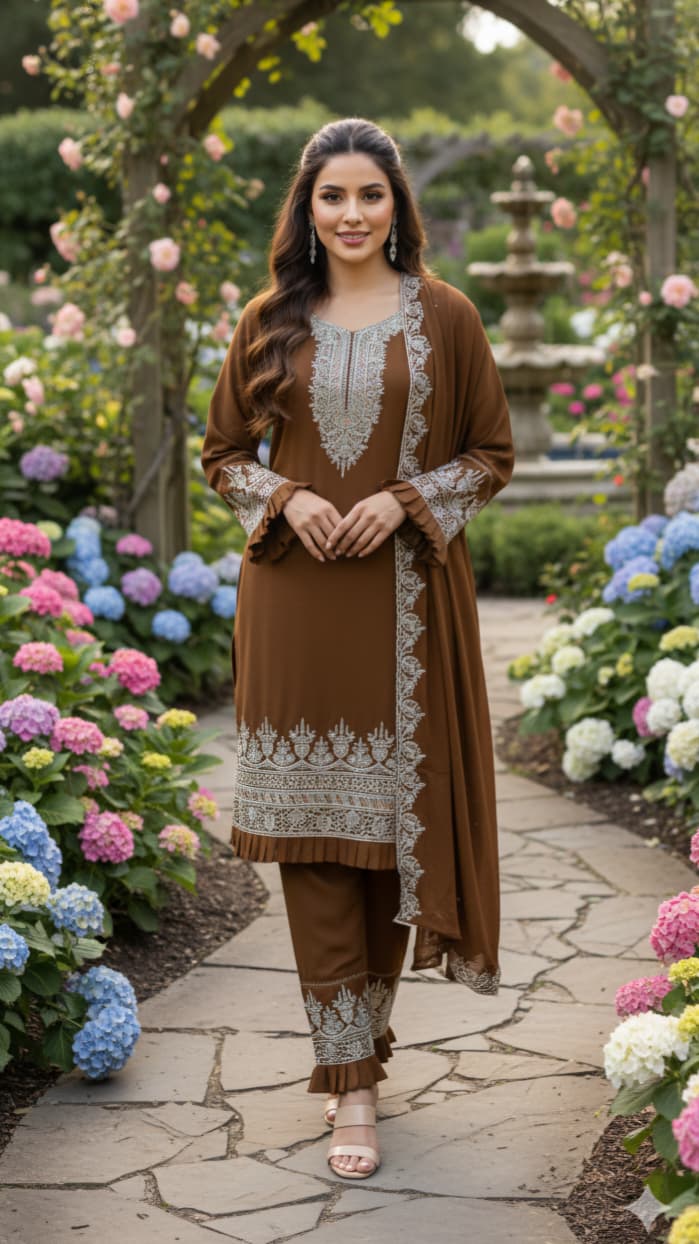 Sara 08 Safa Creation Georgette Pakistani Readymade Suits Supplier Ahmedabad