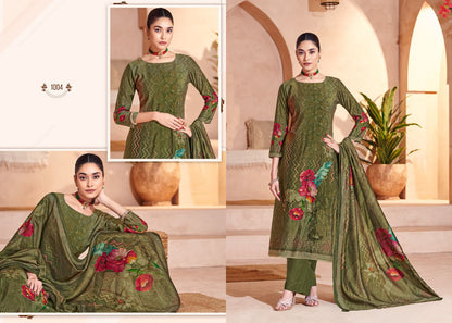 Sara Digital Salvi Fashion Muslin Silk Pant Style Suits Wholesaler