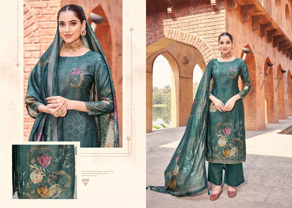 Sara Digital Vol 2 Salvi Fashion Muslin Silk Pant Style Suits Exporter
