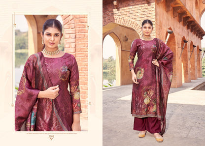 Sara Digital Vol 2 Salvi Fashion Muslin Silk Pant Style Suits Exporter