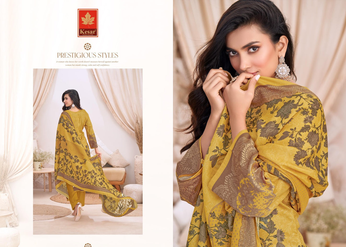 Sara Kesar Pure Jam Pant Style Suits Exporter