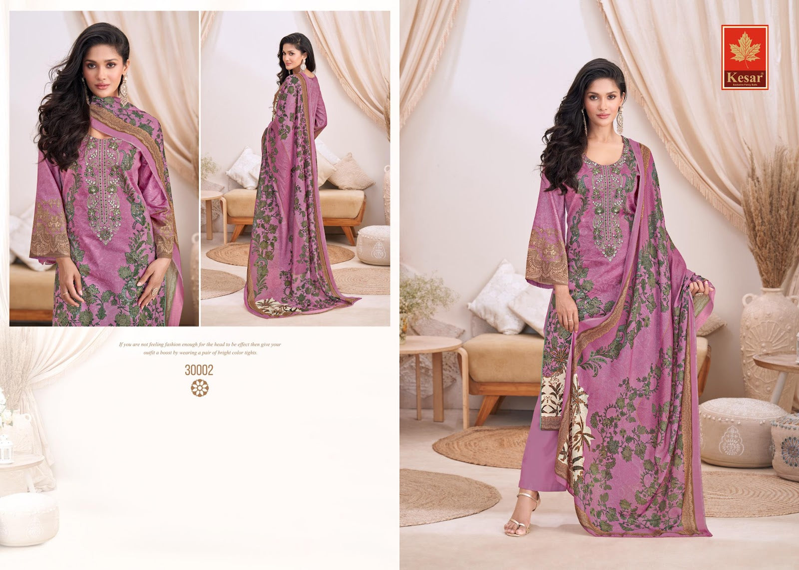 Sara Kesar Pure Jam Pant Style Suits Exporter