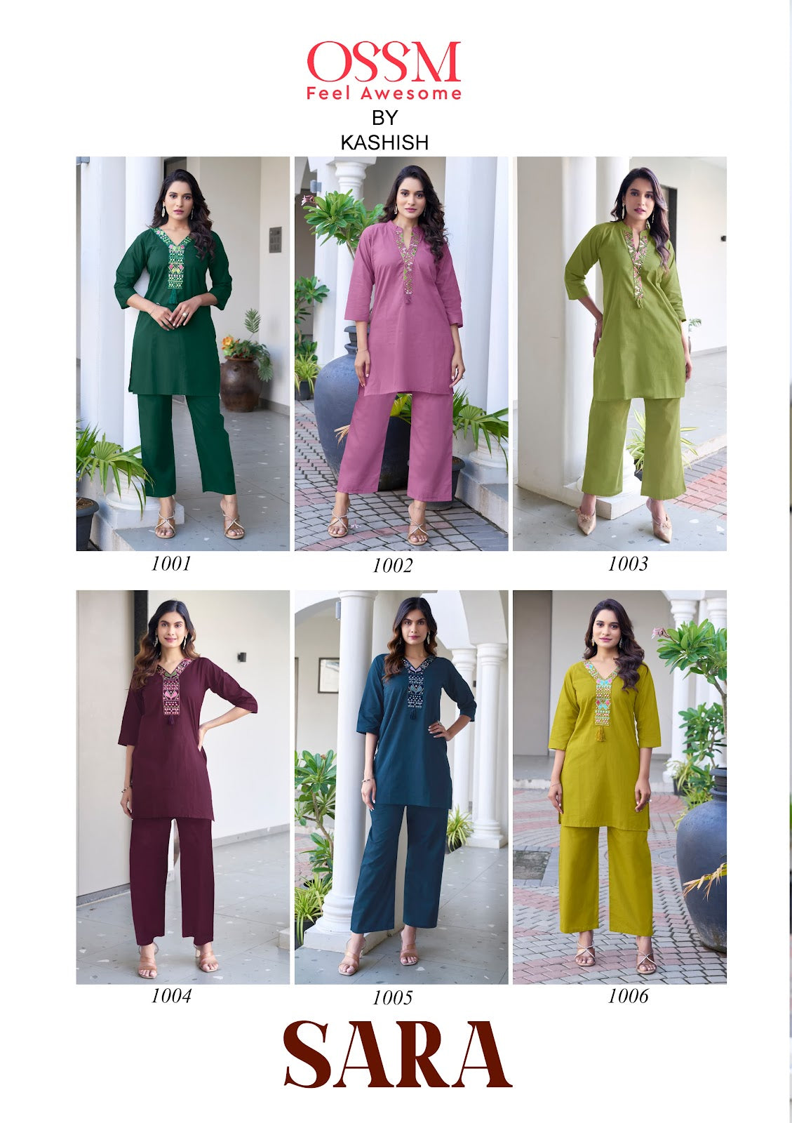 Sara Ossm Cotton Co Ord Set Wholesaler Ahmedabad