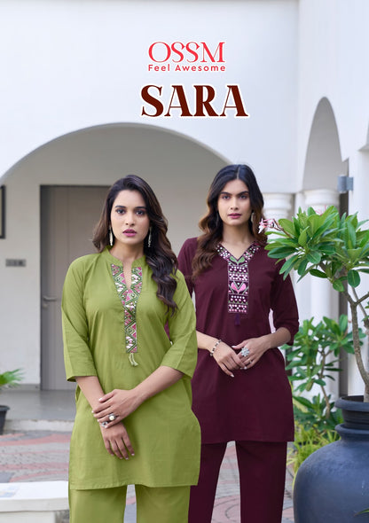 Sara Ossm Cotton Co Ord Set Wholesaler Ahmedabad