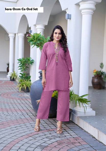 Sara Ossm Cotton Co Ord Set Wholesaler Ahmedabad