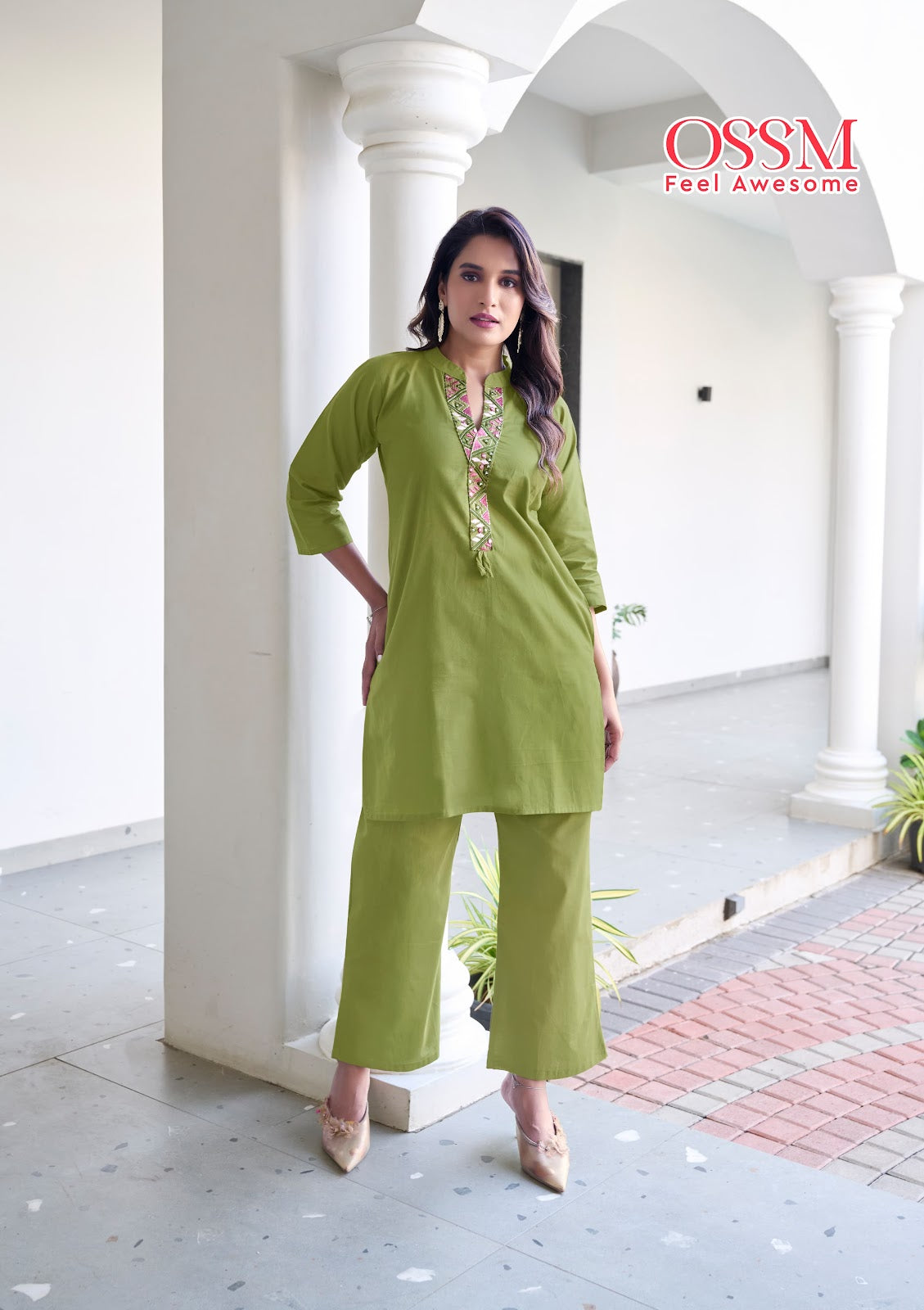 Sara Ossm Cotton Co Ord Set Wholesaler Ahmedabad