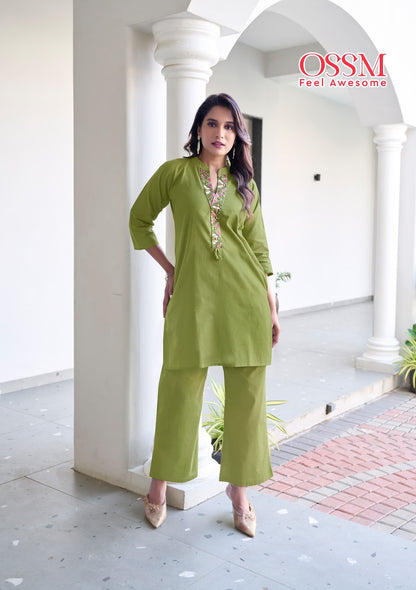 Sara Ossm Cotton Co Ord Set Wholesaler Ahmedabad