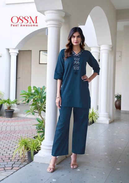 Sara Ossm Cotton Co Ord Set Wholesaler Ahmedabad