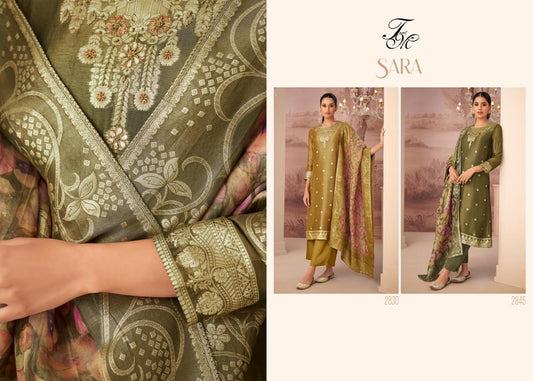 Sara Tm Jacquard Pant Style Suits Supplier Ahmedabad
