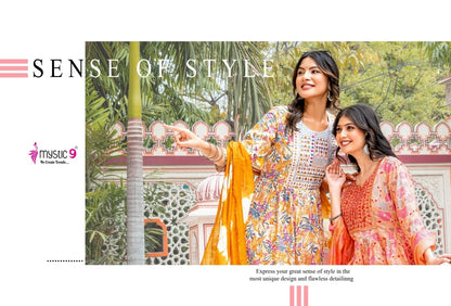 Sara Vol 17 Mystic 9 Rayon Readymade Pant Style Suits Manufacturer Gujarat