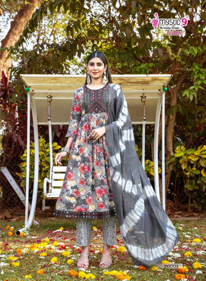 Sara Vol 20 Mystic 9 Rayon Capsule Readymade Pant Style Suits Exporter
