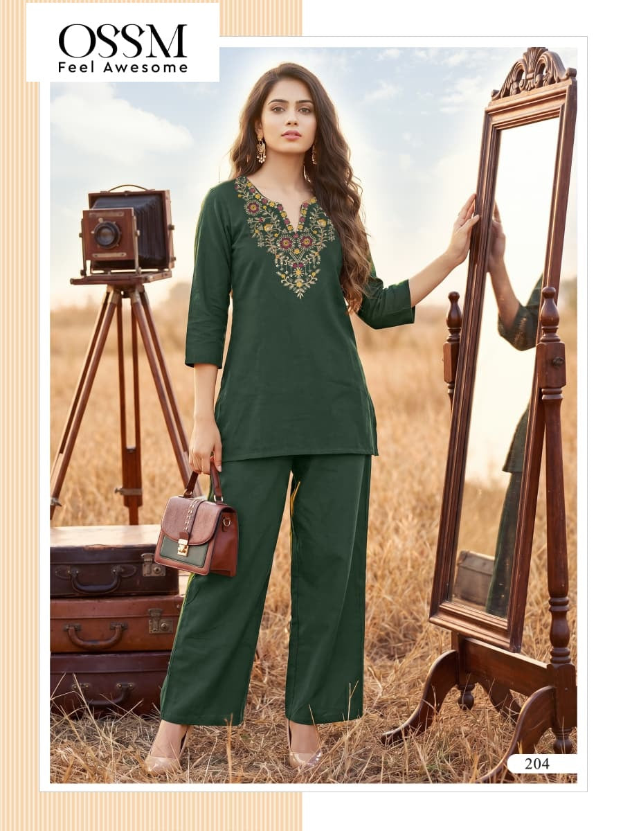 Sara Vol 2 Ossm Dhabu Cotton Co Ord Set Wholesaler Ahmedabad