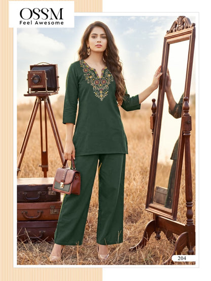 Sara Vol 2 Ossm Dhabu Cotton Co Ord Set Wholesaler Ahmedabad