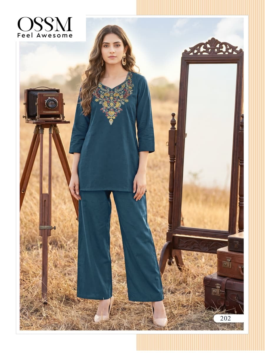 Sara Vol 2 Ossm Dhabu Cotton Co Ord Set Wholesaler Ahmedabad