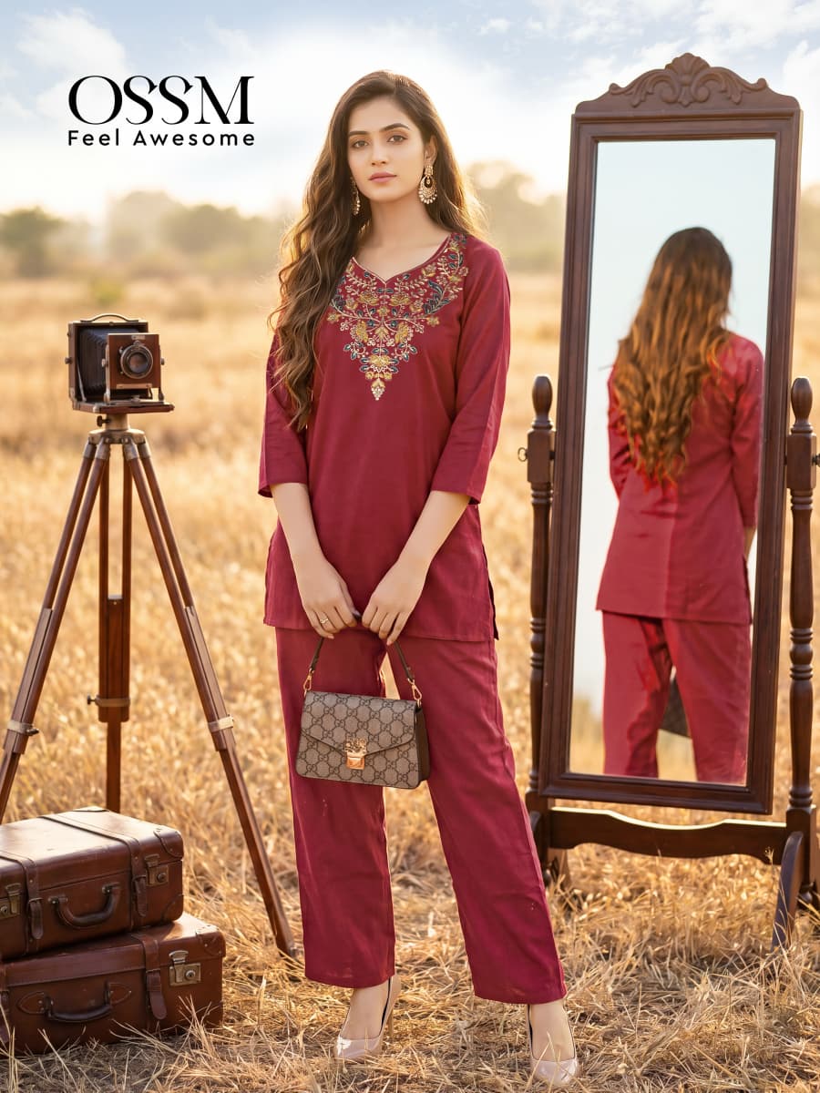 Sara Vol 2 Ossm Dhabu Cotton Co Ord Set Wholesaler Ahmedabad