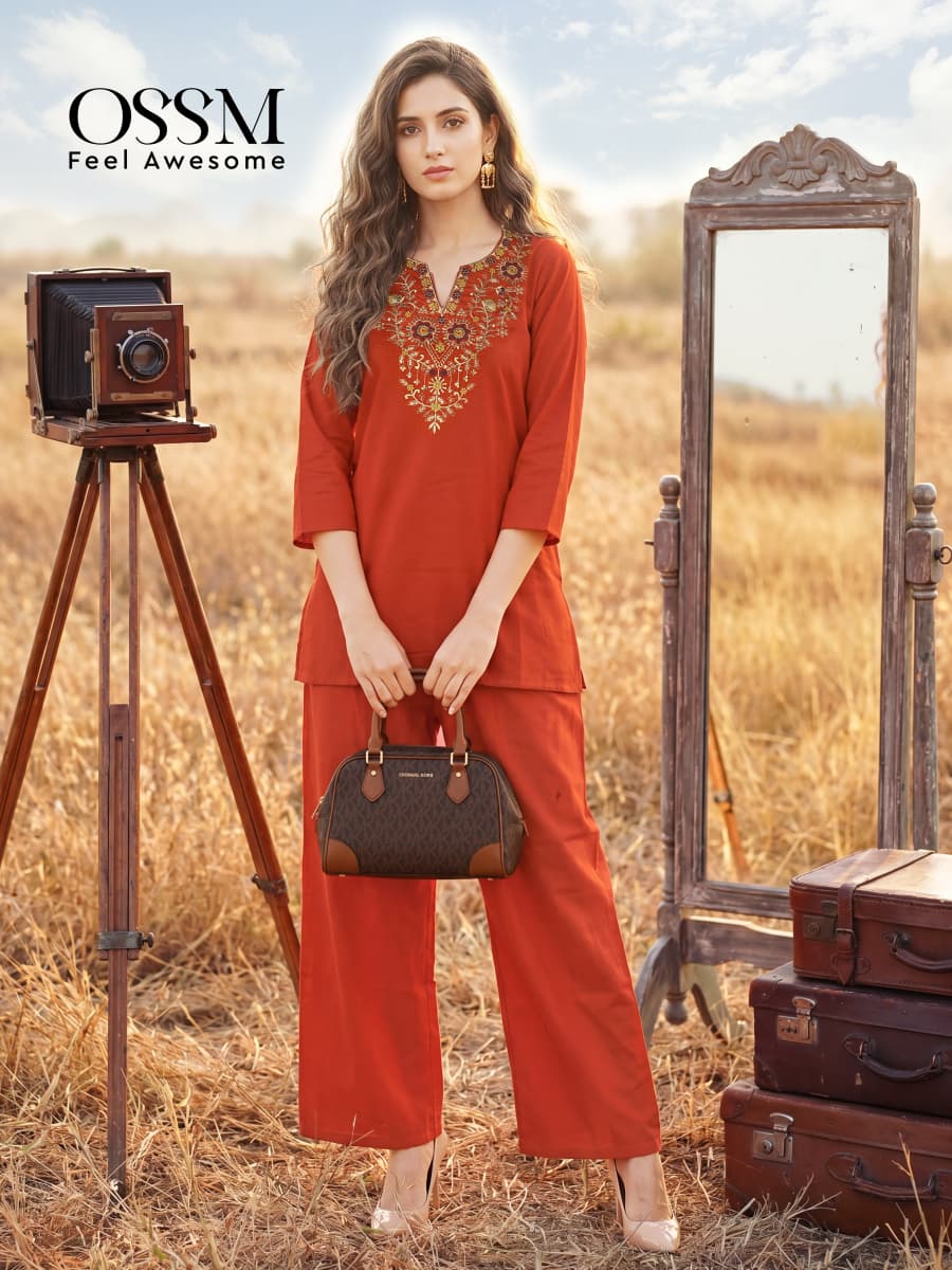 Sara Vol 2 Ossm Dhabu Cotton Co Ord Set Wholesaler Ahmedabad