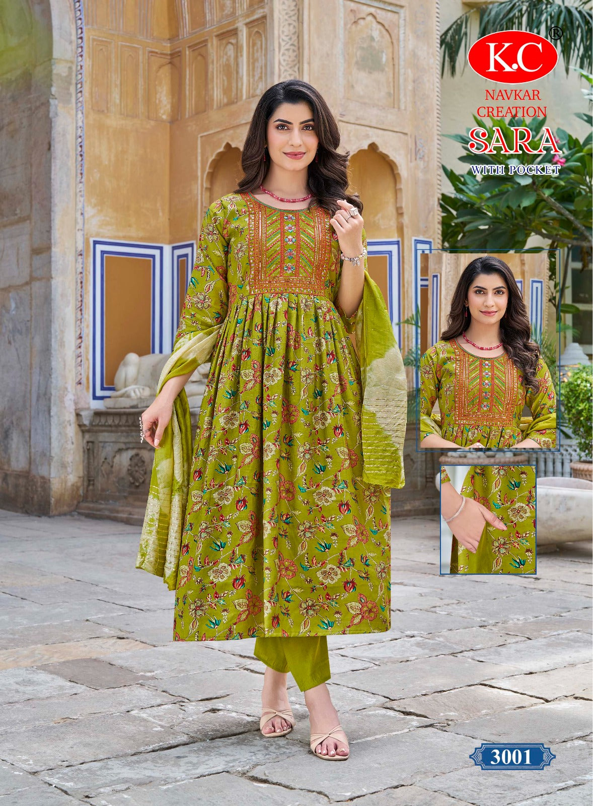 Sara Vol 3 Navkar Kc Vetican Readymade Anarkali Suits Manufacturer