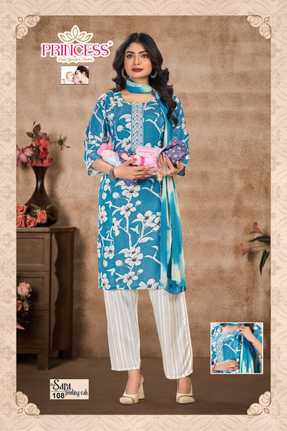 Sara Vol 3 Princess Creation Rayon Feeding Readymade Suit Wholesale Rate
