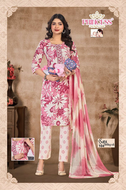 Sara Vol 3 Princess Creation Rayon Feeding Readymade Suit Wholesale Rate