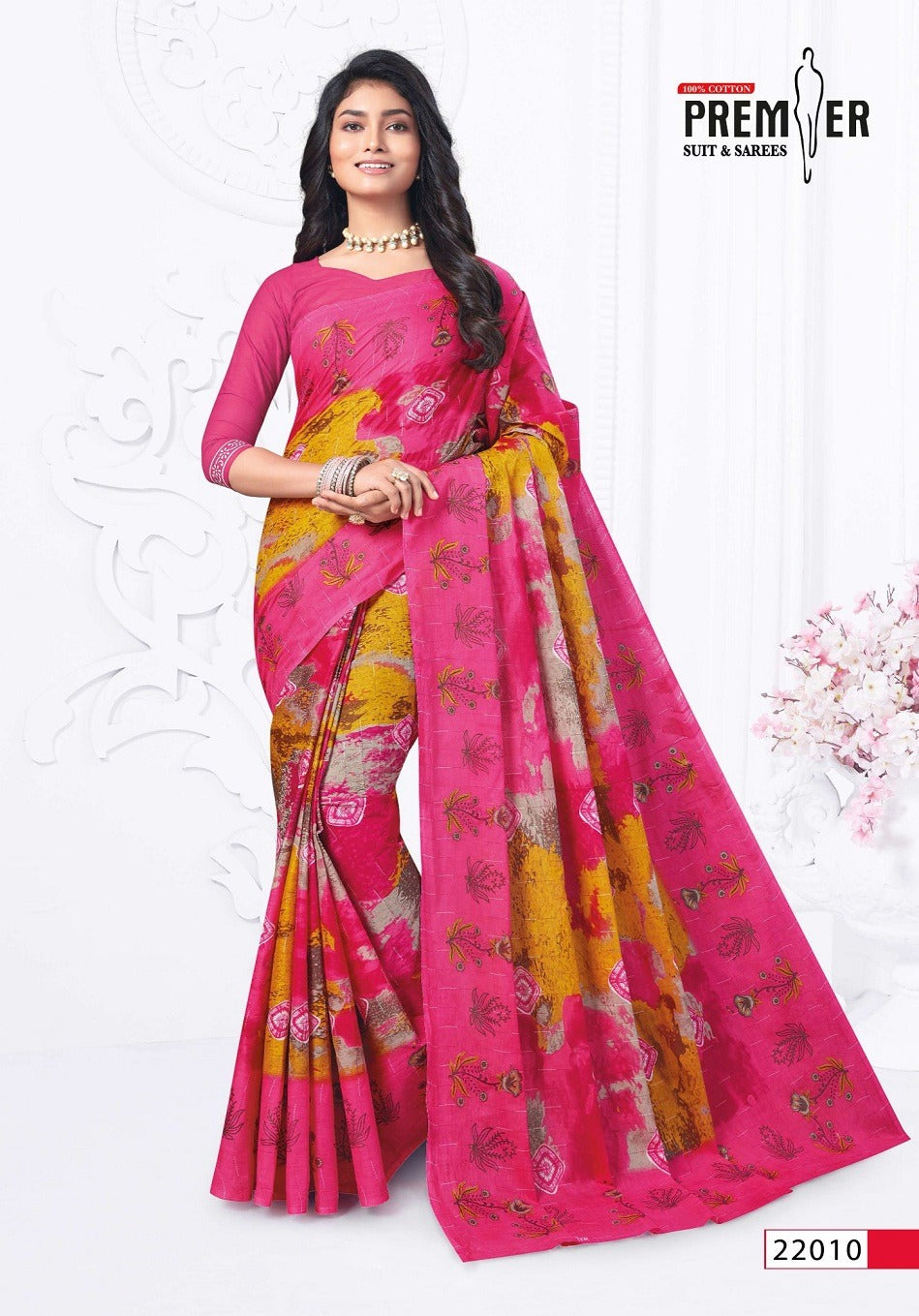 Saravani Vol 22 Premier Cotton Sarees Manufacturer Gujarat